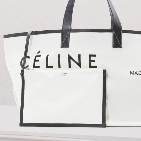 celine canvas pouch